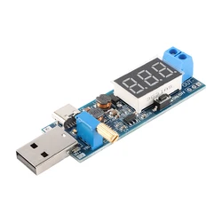 DC-DC 5V to 3.5V / 12V USB Step UP / Down Power Supply Module Adjustable Boost Buck Converter Out DC 1.2V-24V  Type C