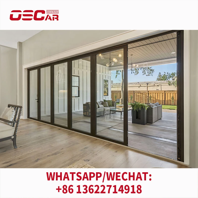 باب أكورديون قابل للطي موفر للمساحة قابل للتخصيص للاستخدام المكتبي، باب قابل للطي مصنوع من المصنع #2