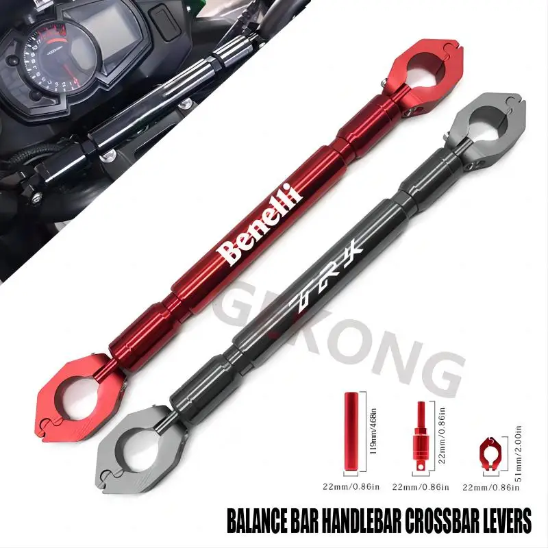 

For Benelli TRK502 TRK502X TRK 502 X TRK 502X Motorcycle Accessories Balance Bar Handlebar Crossbar Levers Phone Holder