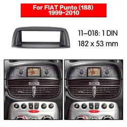 1DIN Car Radio Fascia for FIAT Punto (188) 1999-2010 Auto Stereo Dash Panel Mount Trim Kit Frame Face Bezel Cover