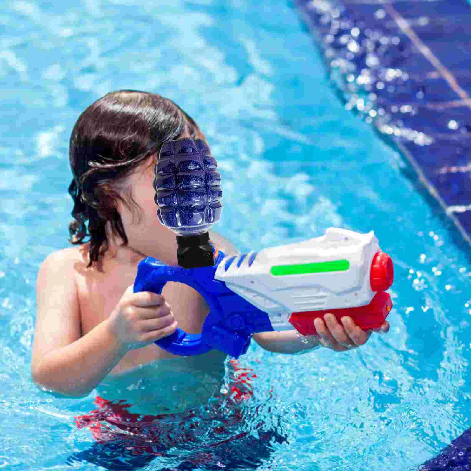 Adaptador Accesorios blandos Botella de agua transparente de viaje ABS, botellas de plástico PE con tapas