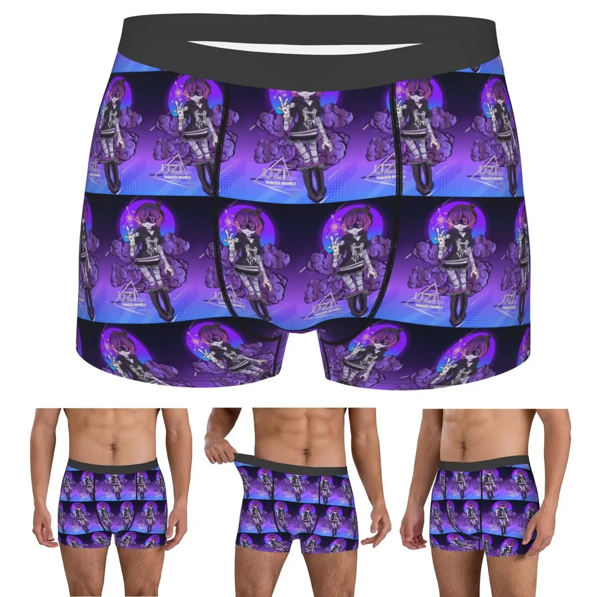 

Boxer Underpants Shorts Murder Drones N And Uzi Doorman Panties Male Comfortable Underwear for Homme Man Boyfriend Gifts