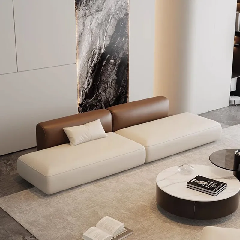 

Couch Leather Outdoor Sofa Modern Minimalist Bedroom Floor Relaxing Living Room Sofas Lazy Designer Muebles Trendy Furniture