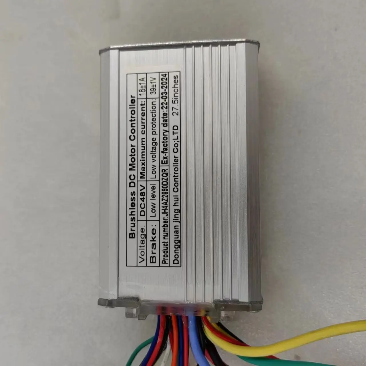 

JH4AZ2690DZQR（Customized） Brushless DC Motor Controller 48V 18A Electric Bicycle Accessory