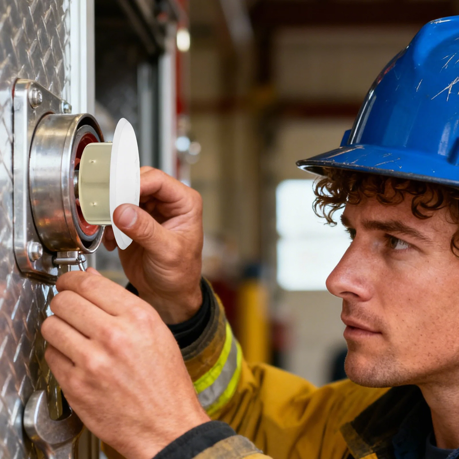 

4Pcs Fire Sprinkler Covers Concealed Ceiling Cover Plate Flat Round Sprinkler Head Plate Heat Resistant Fire Protection Guard