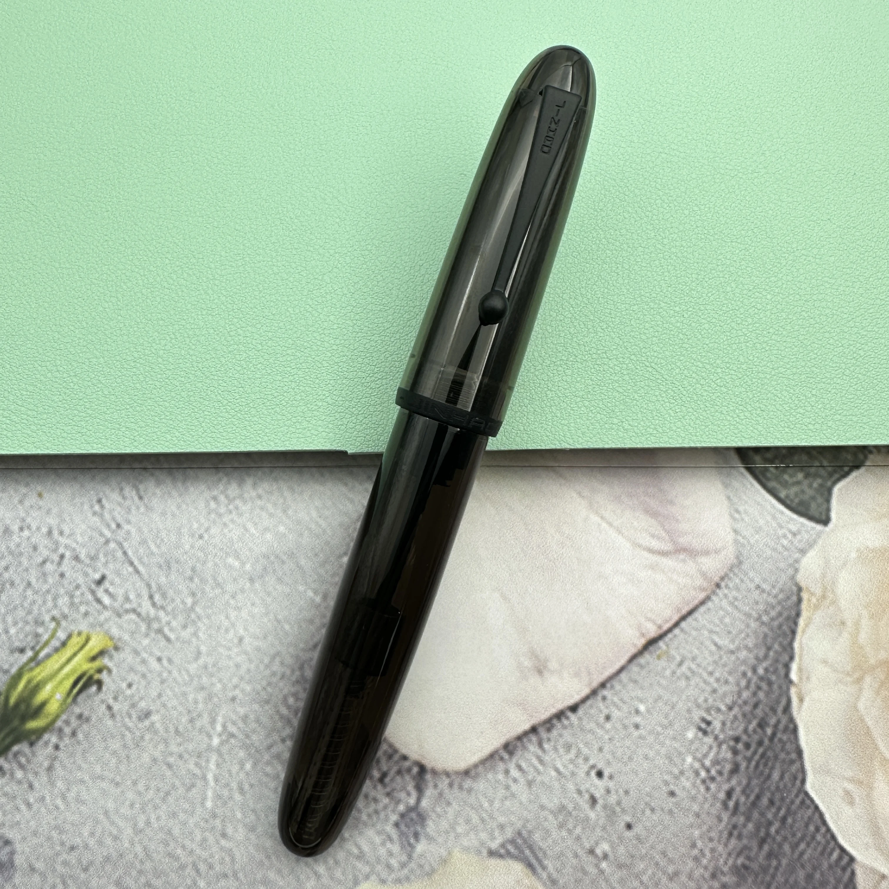Pióro wieczne Jinhao 9019 Limited Transparent Black # Długopis biurowy z żywicy, duży rozmiar, wkład 8 EF/F/M, z dużym konwerterem. — zdjęcie produktu 6