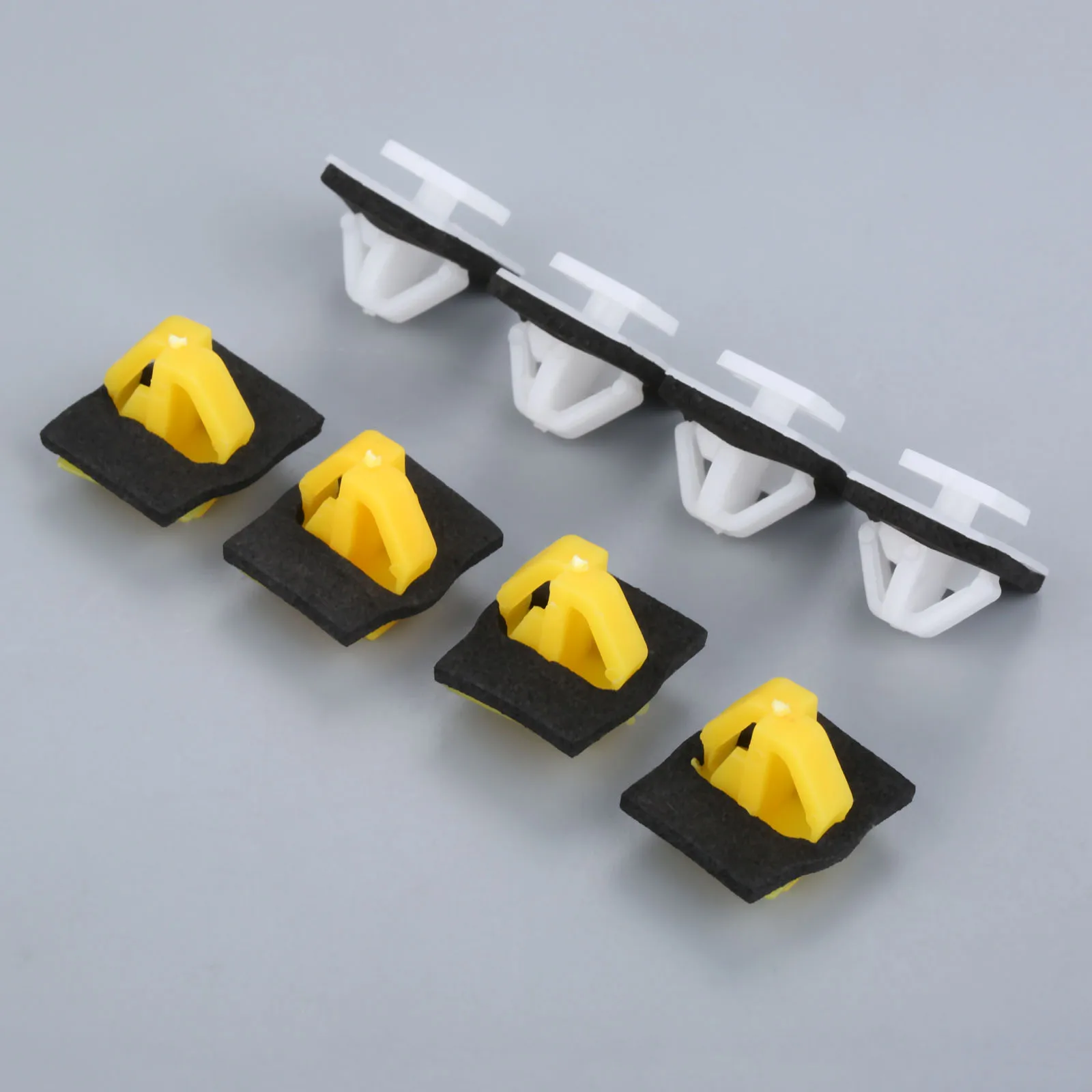 Auto Fastener Clips, Rocker Molding Clip, Nylon Auto Decoração Fastener, Stylings de carro, D184, D185, 87758-35000, 50pcs