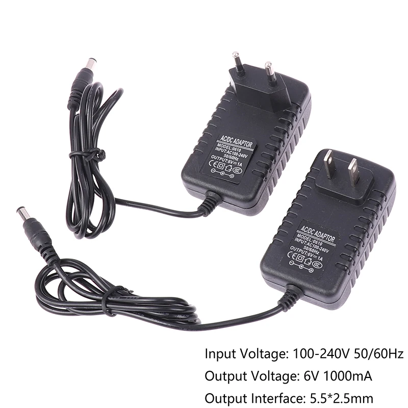 شاحن مزود طاقة لمراقبة ضغط الدم ، محول مقياس ضغط الدم مقياس ضغط الدم ، AC-144 V to DC 6V 1A