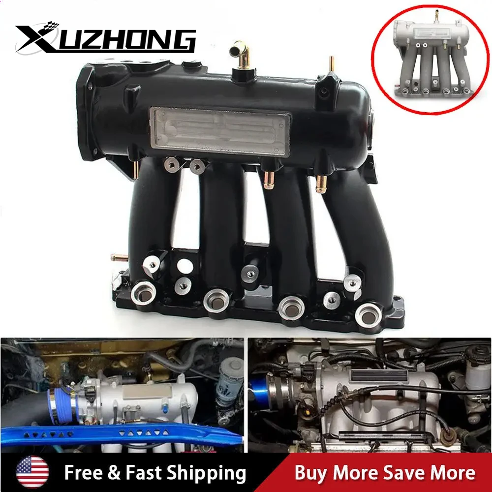 

New Advanced Car D15 D16 D-SERIES Aluminum Intake Manifold For 1988-2000 HONDA CIVIC CRX DEL SOL Intake System Brand IM-1005