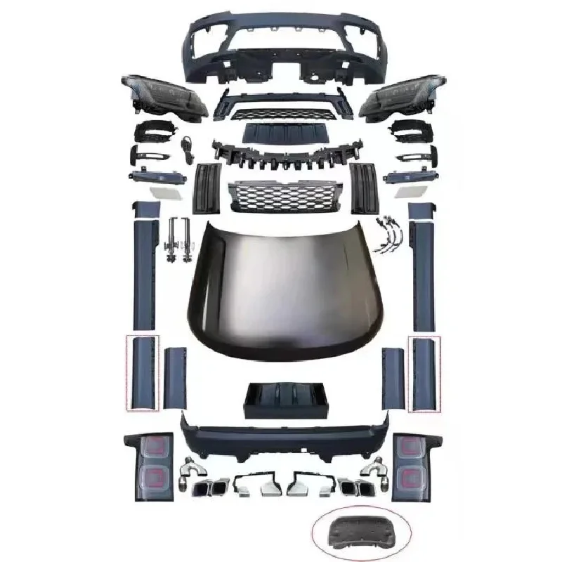 

2013-2017 High Quality Car Bumper Upgr for Range Rover Vogue L405 New Condition Svo Body Kit for 2018+
