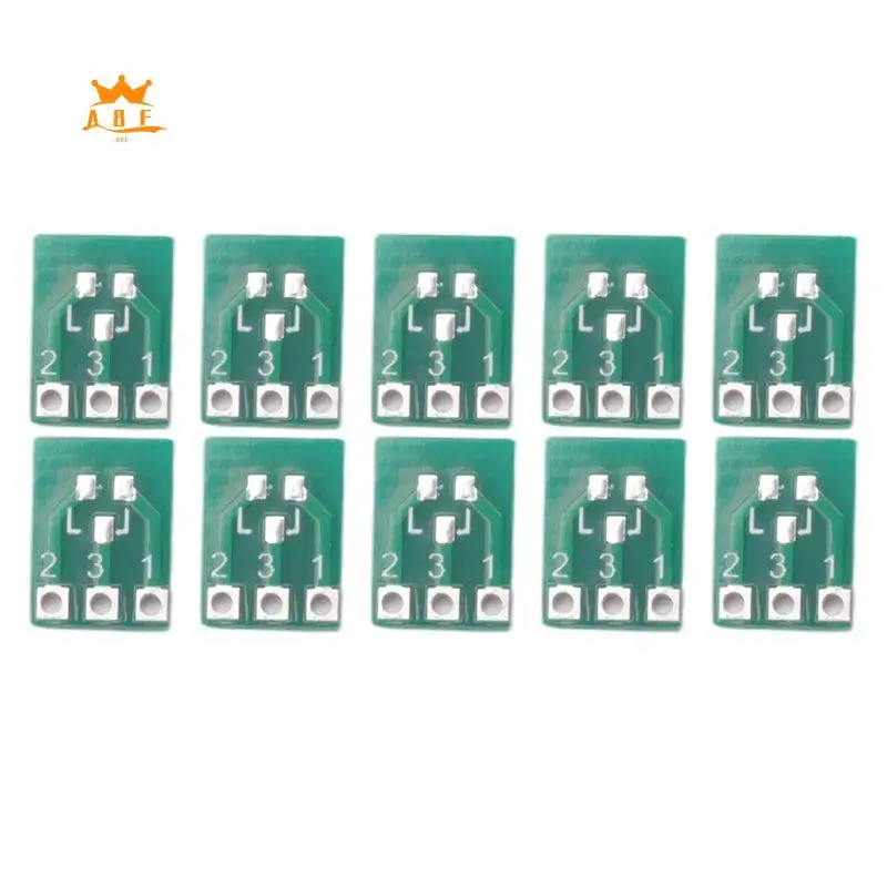 A08E-SOT23 SOT23-3 Turn SIP3 Double-Side SMD Turn DIP SIP3 Adapter Converter Plate SOT SIP IC Socket PCB Board DIY Kit