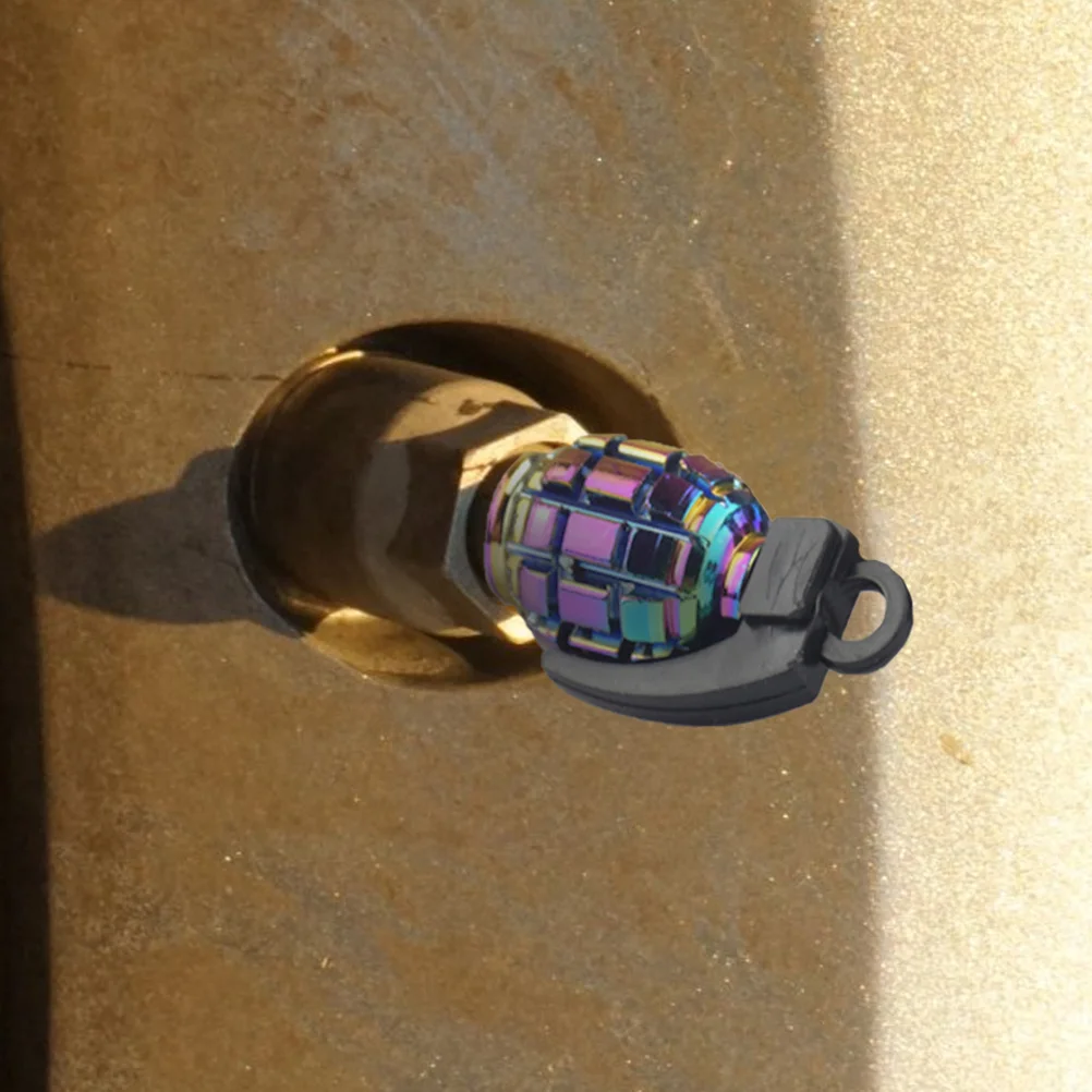 8 個オートバイタイヤバルブキャップステンレス鋼防塵空気漏れ防止耐久性のあるタイヤステムキャップオートバイ