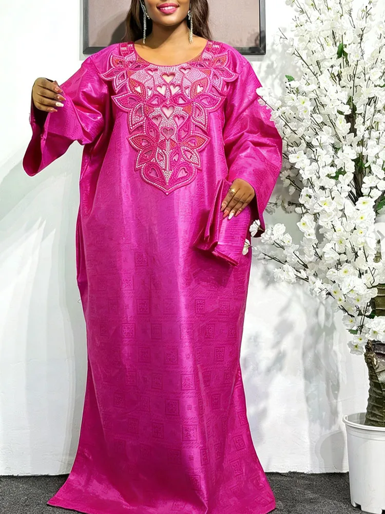 

African Bazan Style Custom New Robe Print Elegant Classic Plus Size Fit Four Seasons Evening Gown