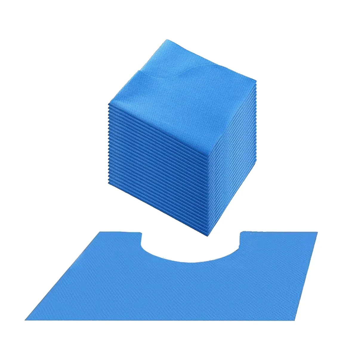 REST 20 Pack Disposable Toilet Mats,Absorbent Toilet Floor Protector ,Disposable Toilet Floor Mat ,U Shaped Toilet Mat