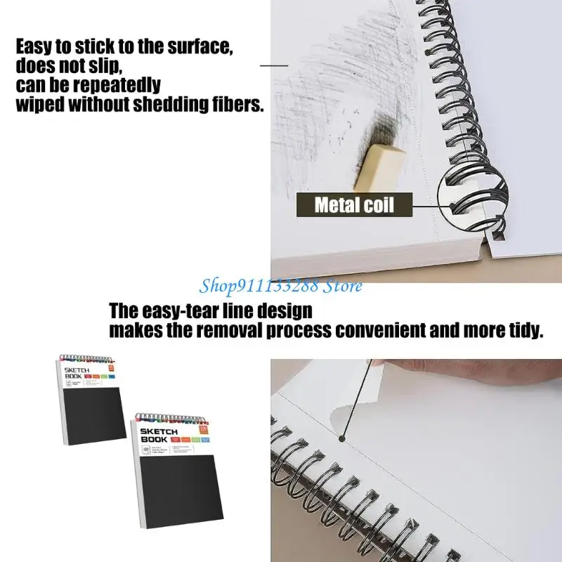g88d-professional-sketching-pad-twin-coil-binding-drawing-pad-tearable-pages-prevent-yellowing-for-artist-student