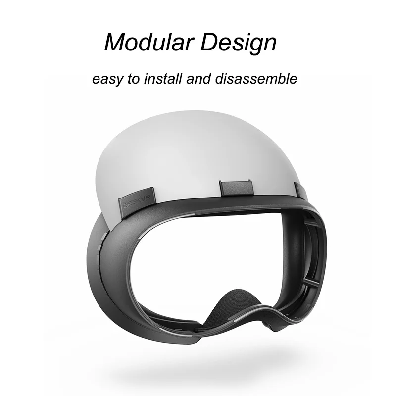 For Apple Vision Pro Replacement Lightproof Defogging Magnetic Facial Interface Bracket PU Leather Sponge Face Mask Cover Pad