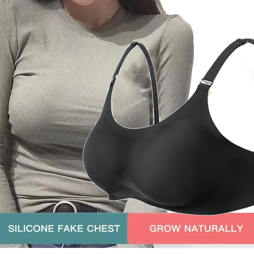 Realistic silicone fake breasts, prosthetic breasts, suitable for transgender, party costumes, mastectomy patients