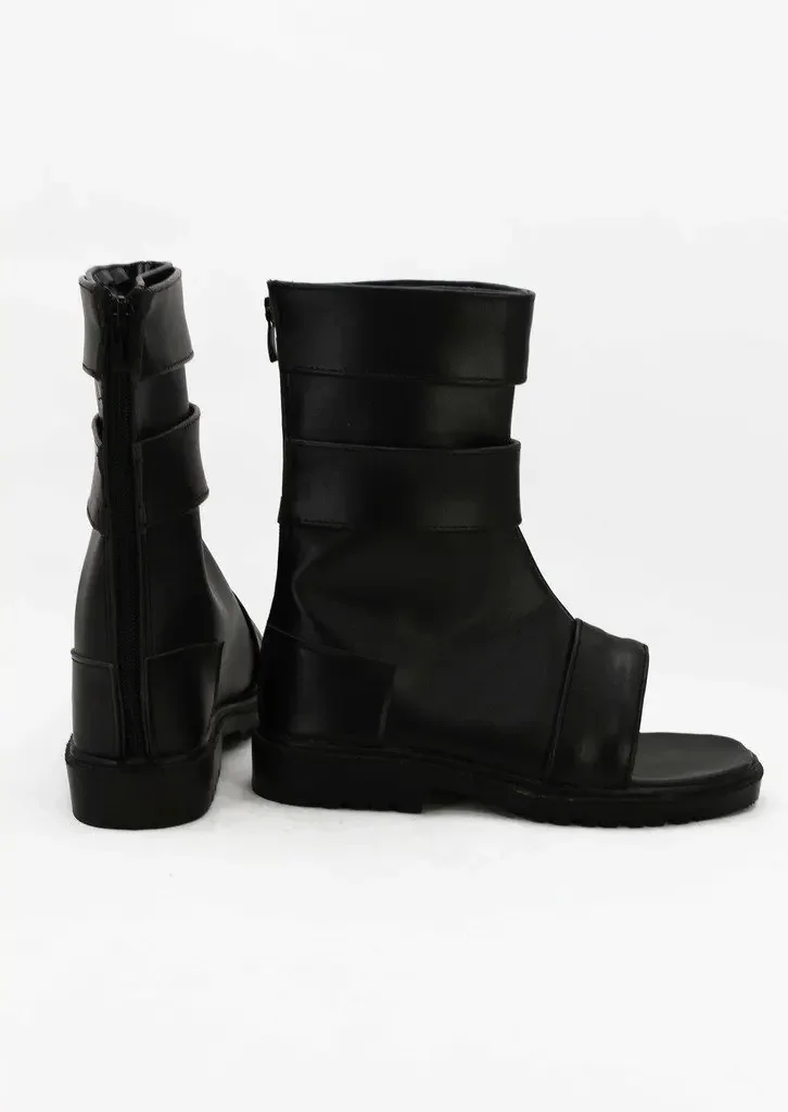 Anime Uzumaki Ninja Cosplay Schuhe Stiefel nach Maß schwarz