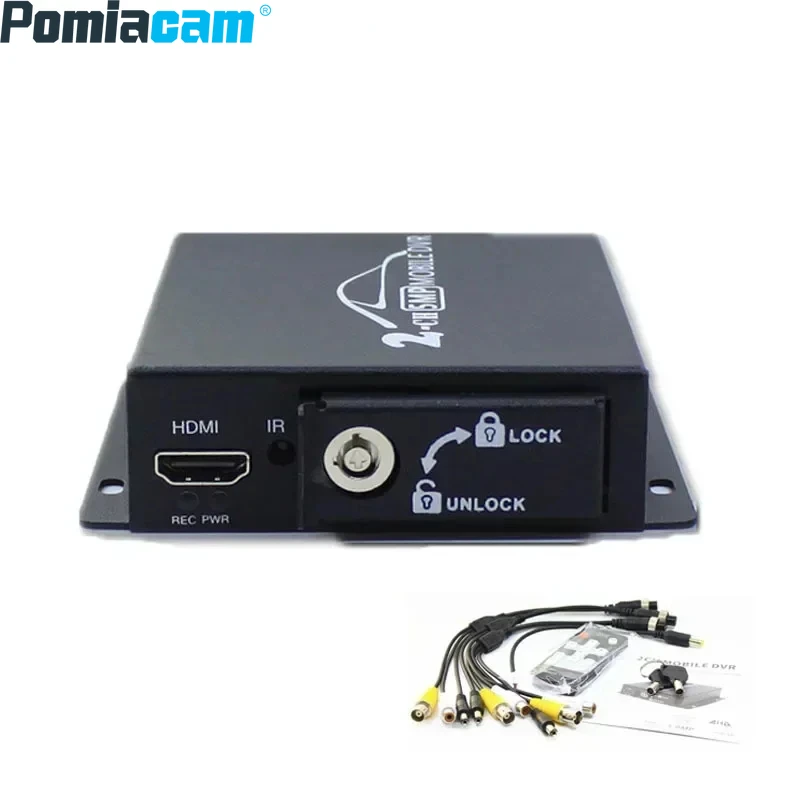 Factory direct dual SD card mobile DVR support CVBS/AHD dual channel 5.0MP/1080p 2CH Mini DVR for all kinds of cars