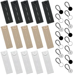 30 PCS/Set Collar Extenders & Elastic Waist Extenders For Jeans Invisible Neck Men Women Clothing Supplies No Sewing Require