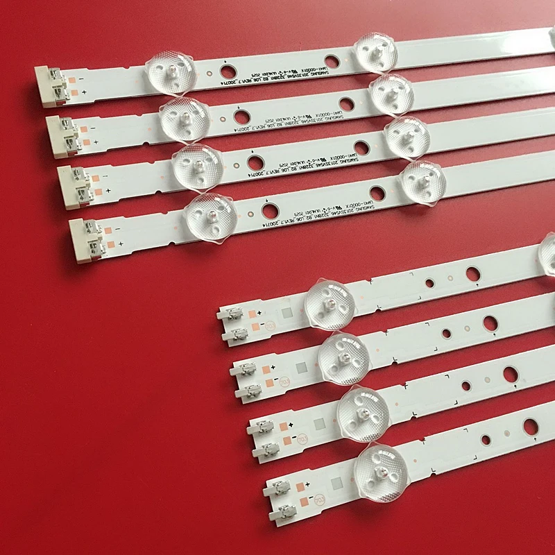 10set=80pcs LED Backlight strip for Samsung UE46H6203 UN46FH5003 UNFH5205 UN46H6203 D3GE-460SMA-R2 460SMB-R1 BN96-28769A 28768A