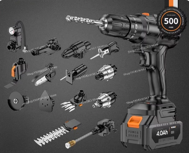 

Бесщеточная аккумуляторная ударная дрель-шуруповерт 18-21В, легкая (0.55 кг), с функцией трансформации в зубильный инструмент