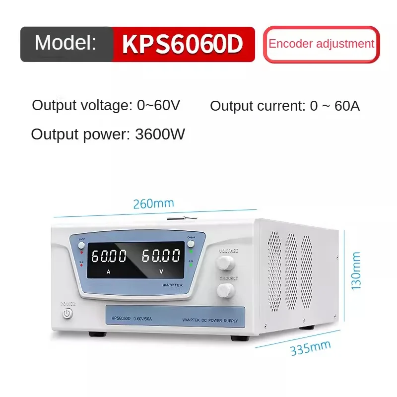 Wanptek KPS6020D 1200w KPS10030D 100V30A 3000W High Power Stabilized Power Supply 60v 20a Adjustable Dc Power Supply