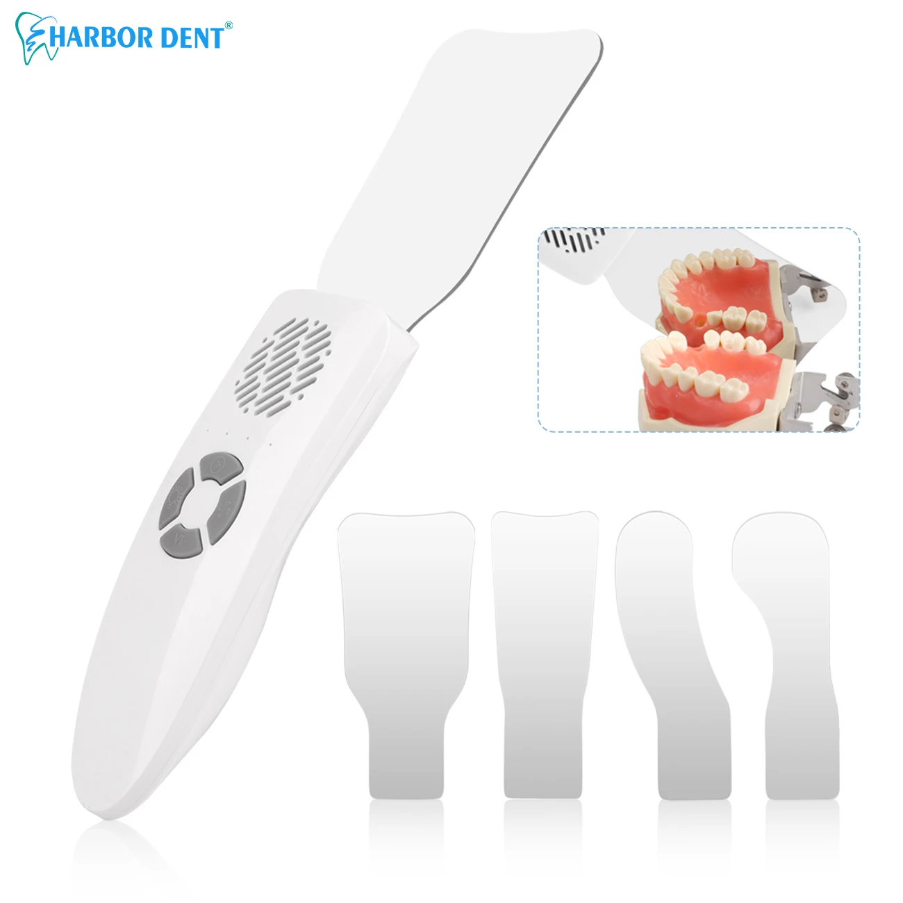 

1 комплект стоматологических противотуманных зеркал, автоматический окклюзионный комплект отражателей для фотосъемки со светодиодной подсветкой, внутриротовая фотосистема