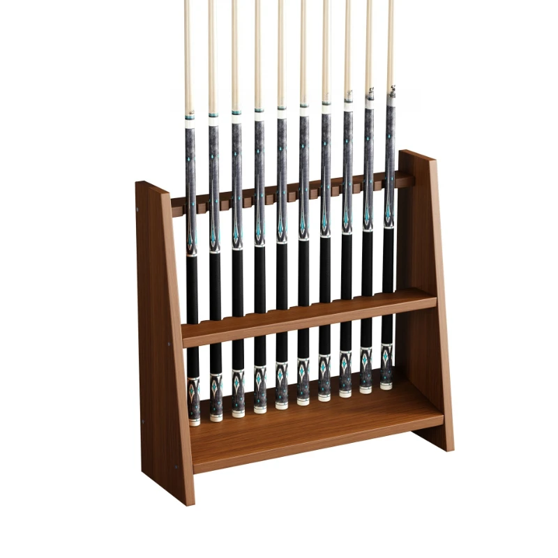 

Billiards club placement rack supplies Porous floor-to-ceiling storage display Wall rack Rod placement rack