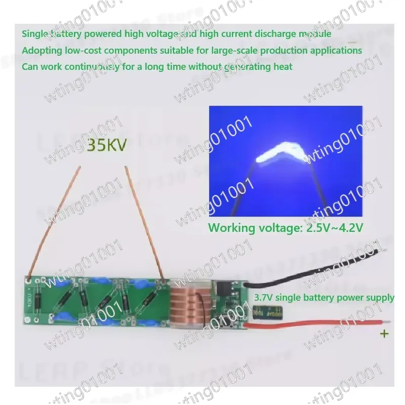 for XKT203-26 Step Up Converter 4.2V Input High Voltage Generator Module Powerful Boost Circuit Board DIY Electronic
