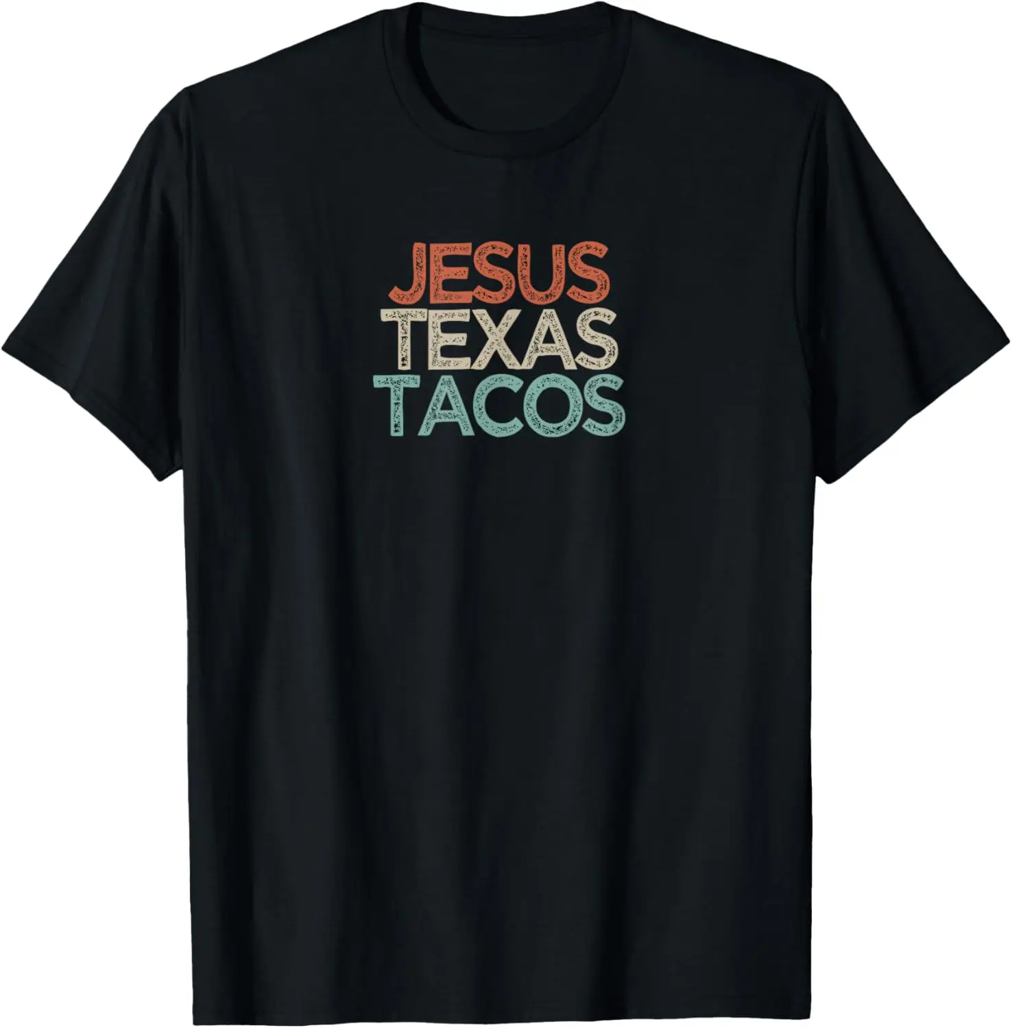 Divertido regalo para mejor amigo Jesús Texas Tacos camiseta