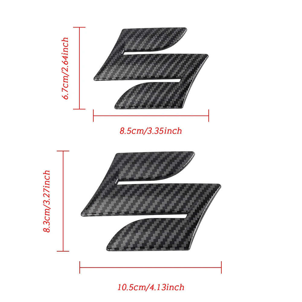 سيارة الجبهة مصبغة شارة الخلفية شعار ديكور لسوزوكي جديد ألتو سويفت Tianyu SX4 Shangyue Ruiqi Baleno Kaiser Jimny اكسسوارات السيارات