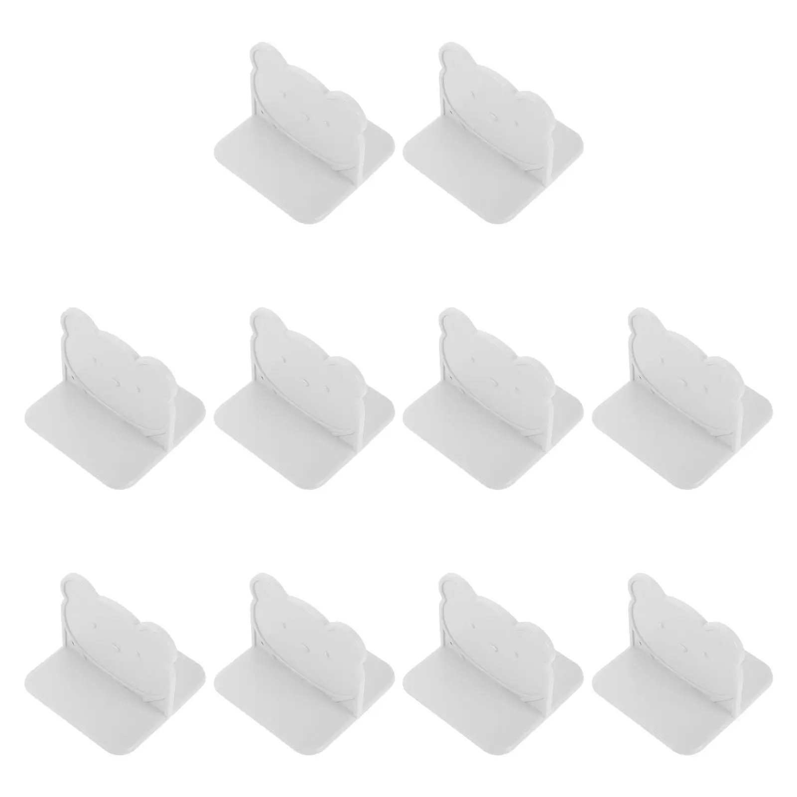 10 Piezas Patas Estabilizadoras Universales Antideslizantes para Corralitos de Bebé, Base de Soporte Fija, Clips de Sujeción de Repuesto para Corralitos