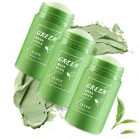 1~5PCS Barra de Arcilla de Té Verde para la Cara, Mascarilla Facial en Barra, Reduce el Acné y los Puntos Negros, Extracto de Té Verde, Mascarilla Facial Limpiadora de Poros