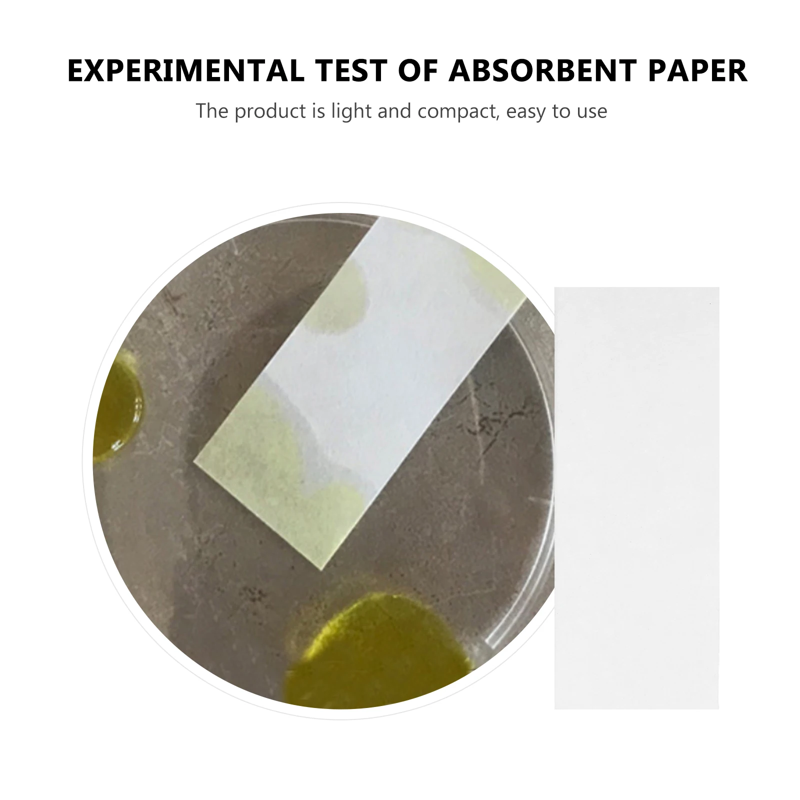 

500pcs Absorbent Blotting Sheets Water Absorbing Laboratory Cleaning Tissue For Experiment Dust Removal Teaching