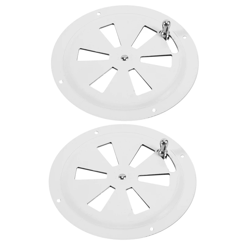 

2X круглая вентиляционная решетка и боковая ручка открывания решетки радиатора для морской лодки RV 316 вентиляционная решетка из нержавеющей стали