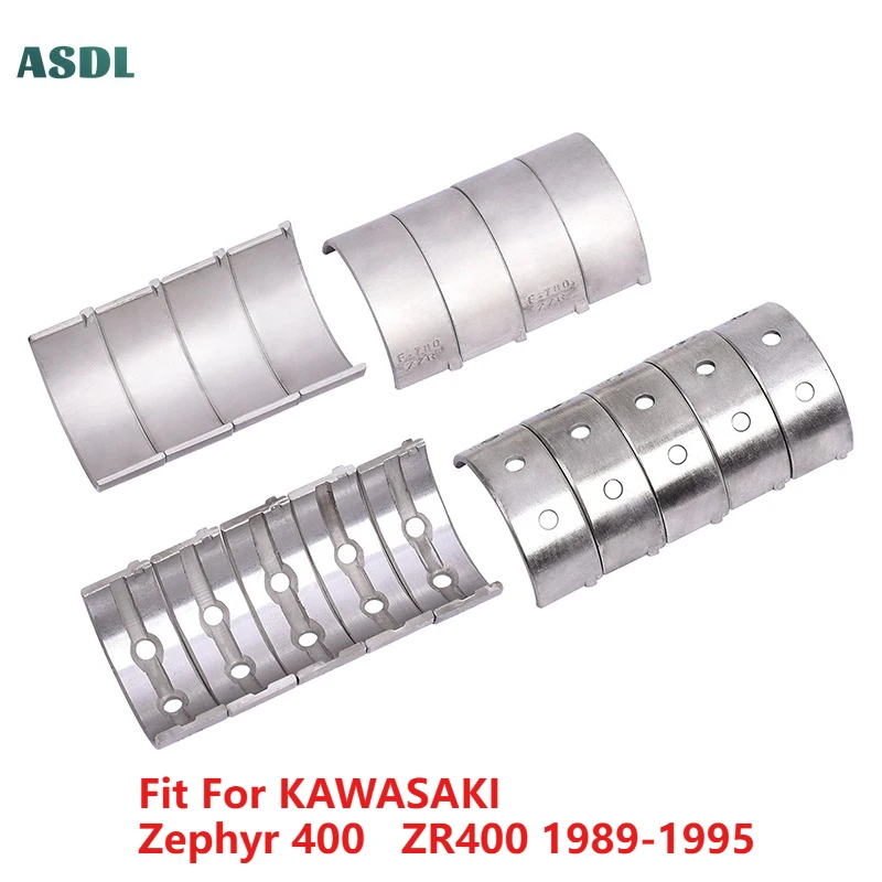 

Motorcycle Connecting Rod 33mm~32mm Crankshaft Bearing 32mm~31.5mm for KAWASAKI Zephyr 400 ZR400 1989-1995 ZR 400 STD +25 +50