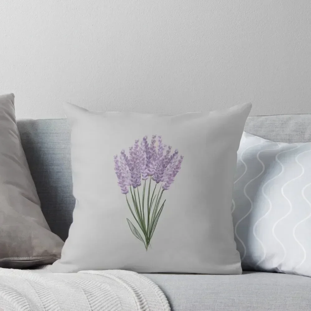 

large lavender bunch Throw Pillow Sofas Covers Bed pillowcases pillow cover christmas Marble Cushion Cover pillow
