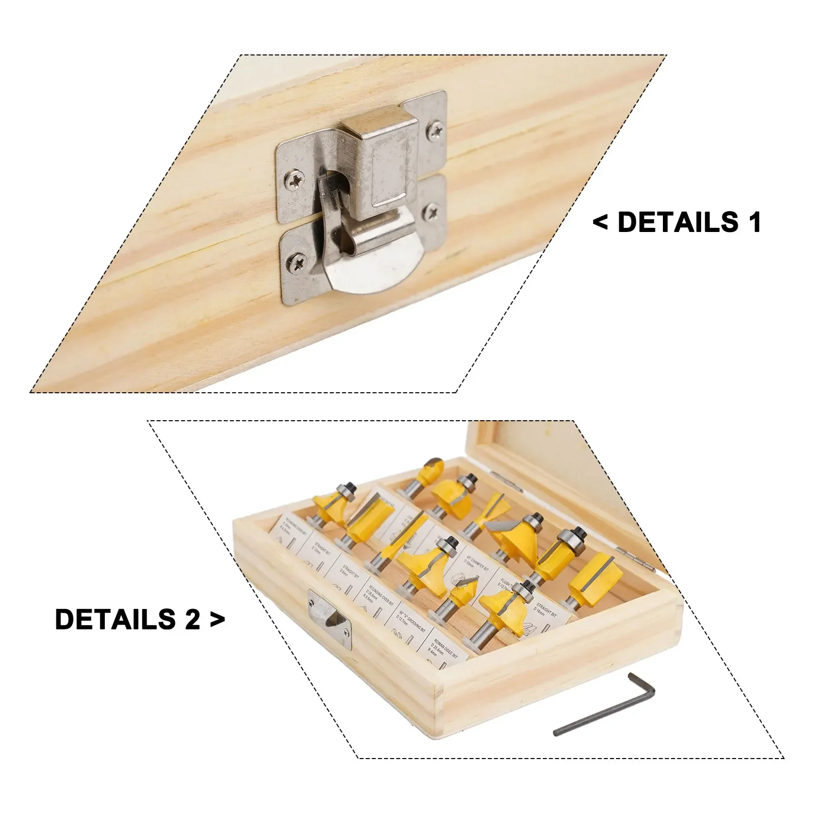 1 4 Handle Engraving Machine Molding Cabinet Door Core Plate Molding Solid Hardened Steel Bodies Anti Kickback Design