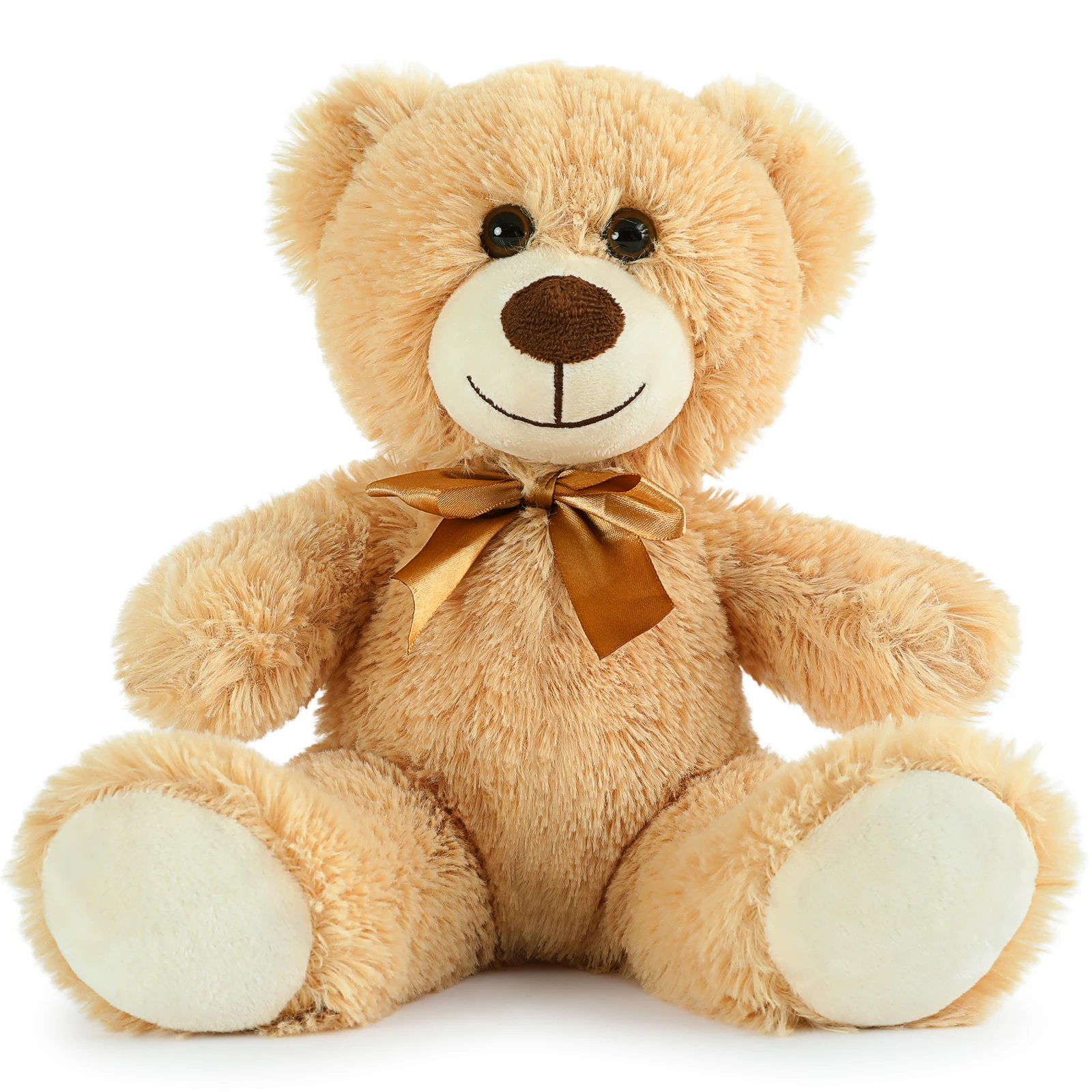 TF コージー ライトブラウンベア スナグルスクワッド - 5ピース（14インチ）ぬいぐるみセット。 温かみと懐かしさのための究極の快適コレクション