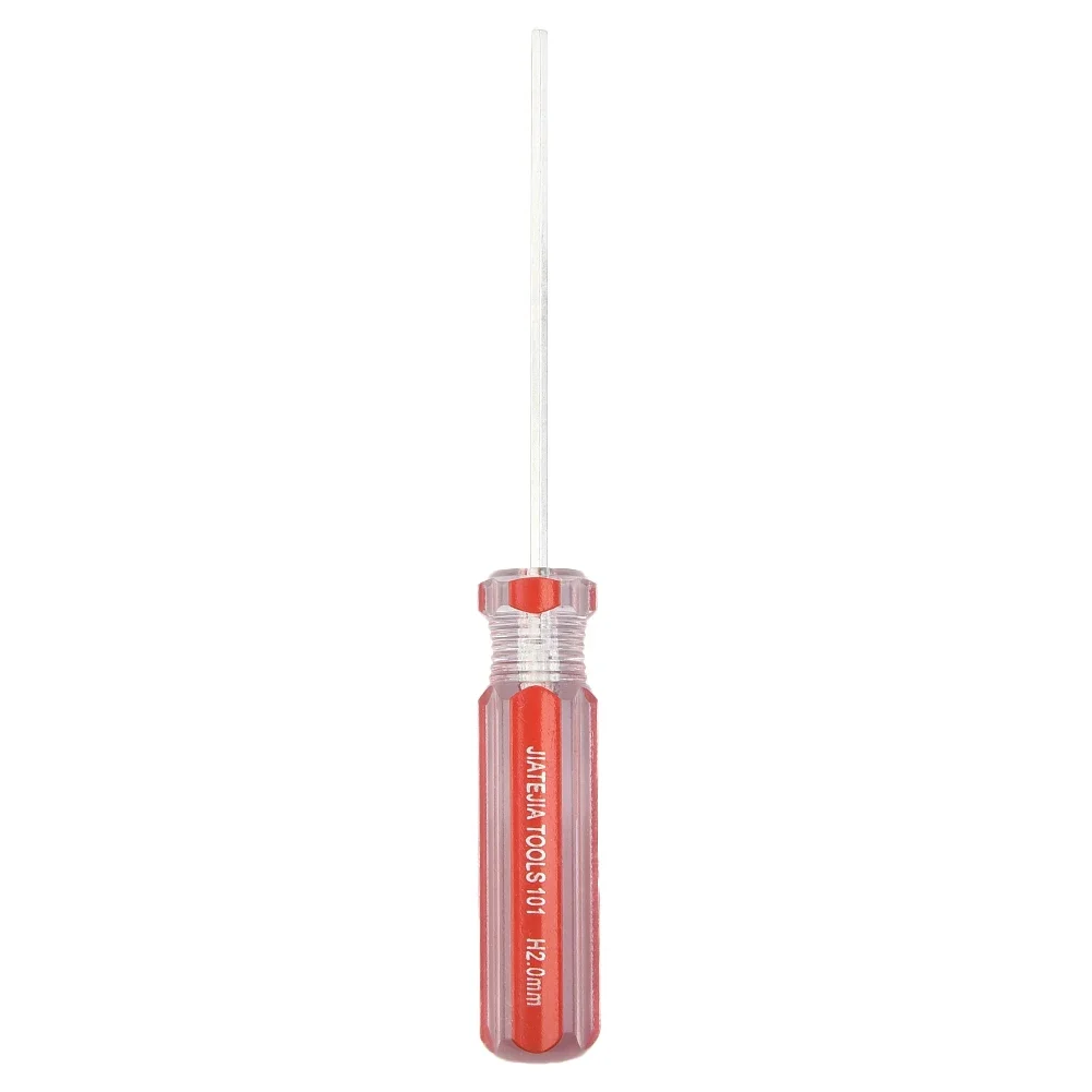 Hand Tools Hexagon Screwdriver Models Silver+Red Steel 1.5mm-6.0mm For Repairing Electronics Accurately Locked