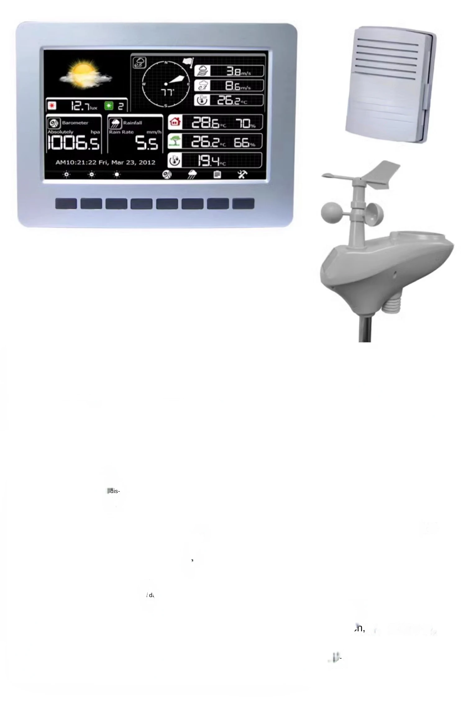 weather station WiFi connection for solar charging data storage