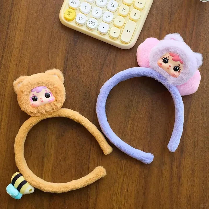 Seri Aksesoris Rambut Samuel Animals Hairband Plush Blind Box Dekorasi Boneka Lucu Mainan Trendi Kotak Misteri Hadiah Kejutan untuk Gadis