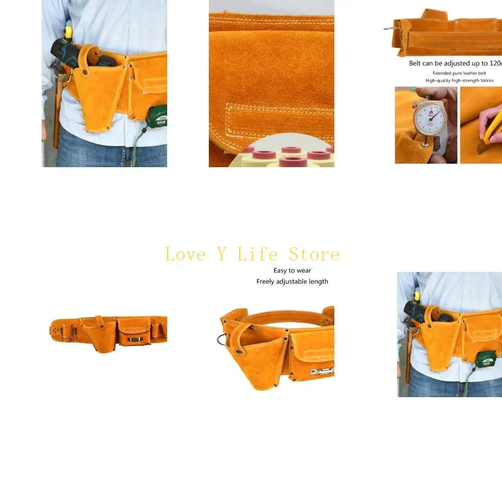 L74C Electricians Pack Waist Repair riparazione in pelle Hardware Borsa stoccaggio per uomini