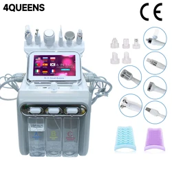 4QUEENS 6 in 1 H2O2 Water Oxygen small Bubble Machine professional Beauty Instrument  Facial spa skin care face bubbles cleaner