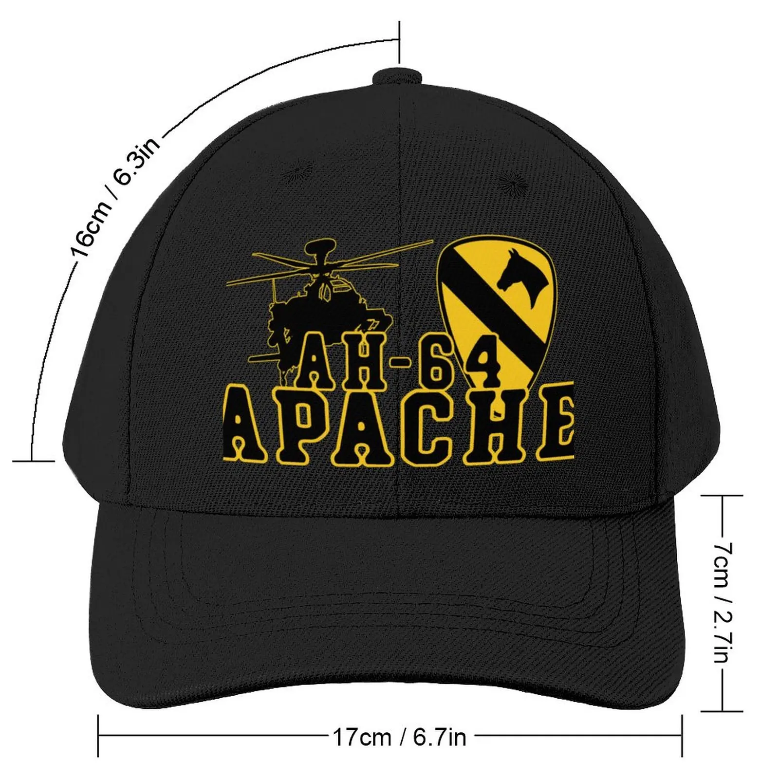 AIR CAV / AH-64 Apache / 1st Air Cavalry Baseball Cap Luxury Hat Kids Hat boonie hats Rugby custom hats Men's Hat Luxury Women's