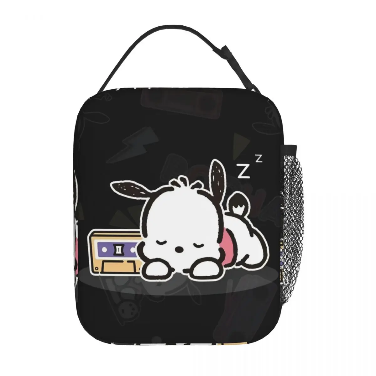 Sleeping Pochacco Insulated Lunch Bag Thermal Bag  Lunch Container Large Tote Lunch Box Men Women Office Outdoor