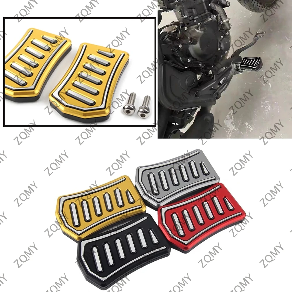 

2pcs Motorcycle CNC Wide Foot Pegs Pedals Front Footrest Enlarge For Honda Rebel 500 300 CMX 2019 2020 2021