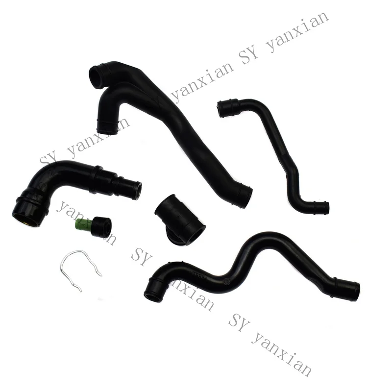 SY+ 058133785B Breather Tube Vent Hose Crank Case Valve Kit For Audi A4 VW Passat