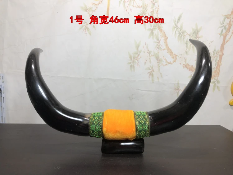 Yak Skull-Smooth Crystal-like Buffalo Horn Decoration, Home Bookshelf, Desk Decoration, Ornaments, Feng Shui